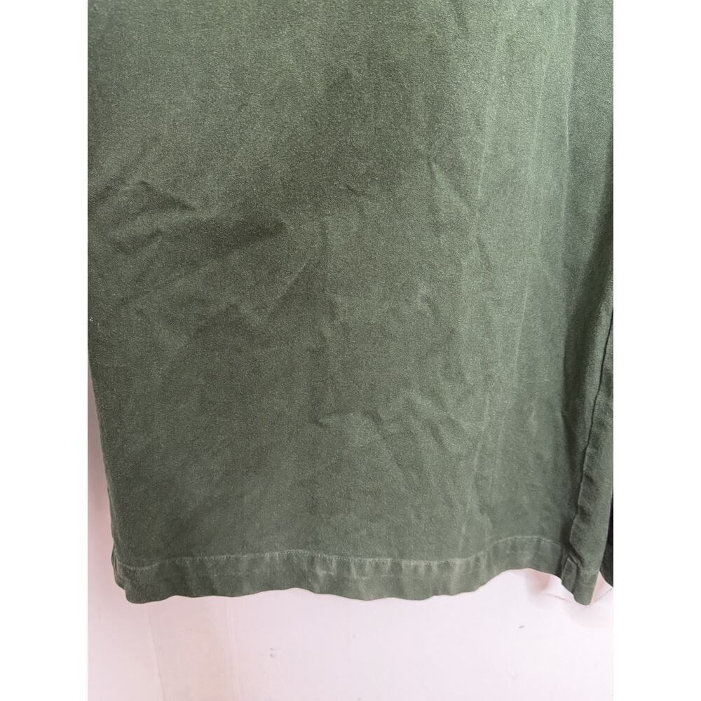 Universal Standard Kate Stretch Cotton Cargo Button Jumpsuit Green Size XL - Picture 6 of 8